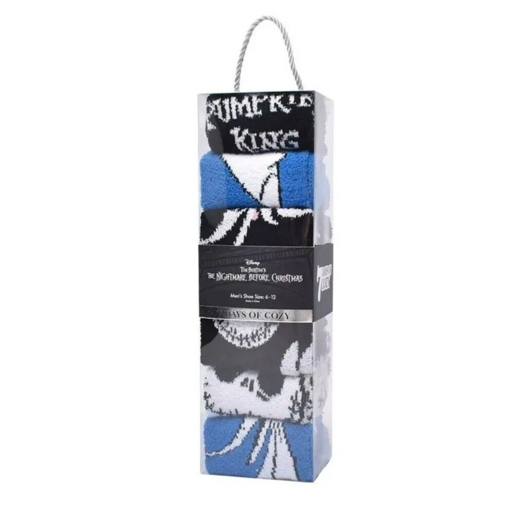 The Nightmare Before Christmas Socks 7 Pair CREW SOCKS SIZE 6-12